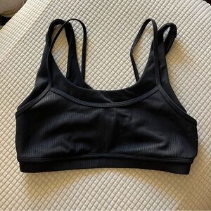 lululemon layered Black Sports Bra
